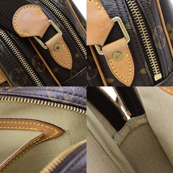 LOUIS VUITTON Reporter PM Crossbody Shoulder Bag Monogram Leather M45254 80ED243 - Picture 9 of 15